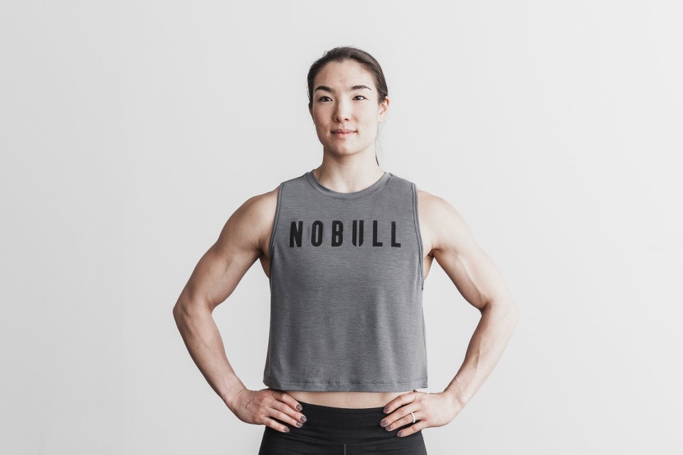 NOBULL Women's Muscle Tank (Classic Colors) Dark Grey
