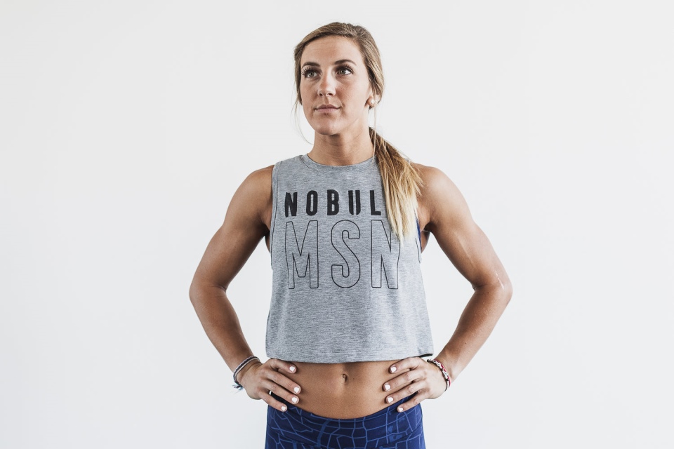 NOBULL Women's Muscle Tank (Madison) Grey