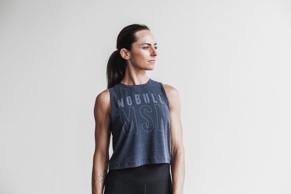 NOBULL Women's Muscle Tank (Madison) Navy