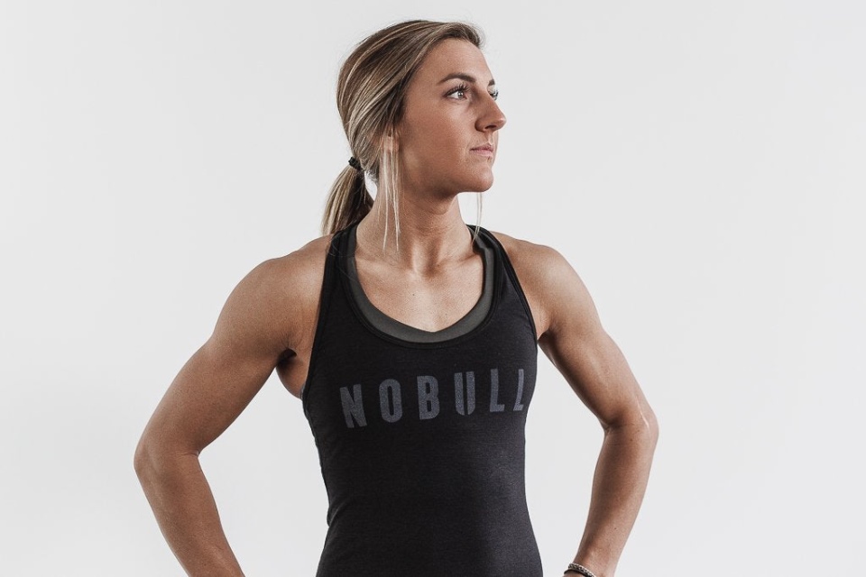 NOBULL Women's Racerback Tank (Classic Colors) Black