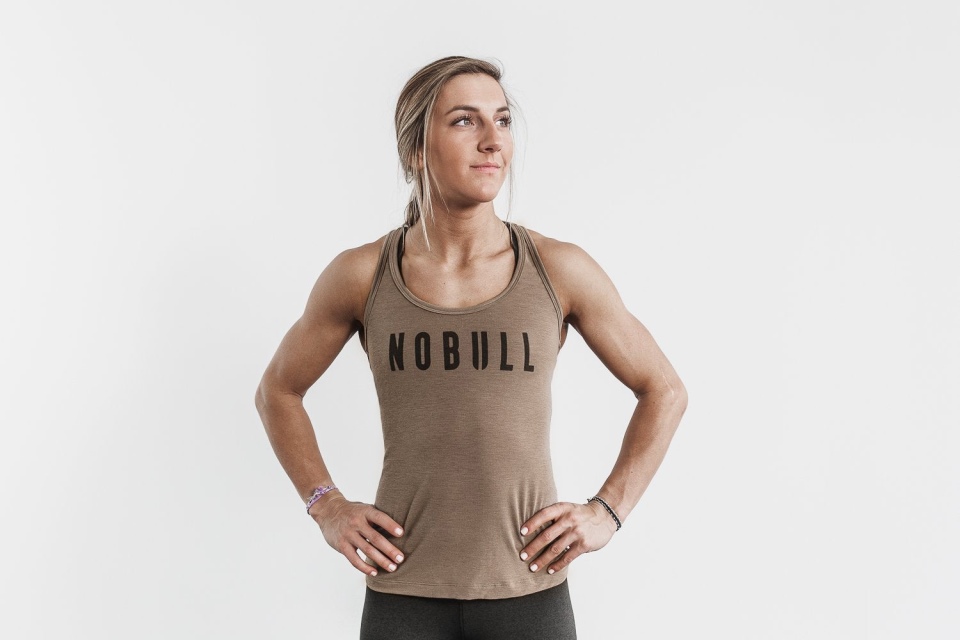 NOBULL Women's Racerback Tank (Classic Colors) Rock