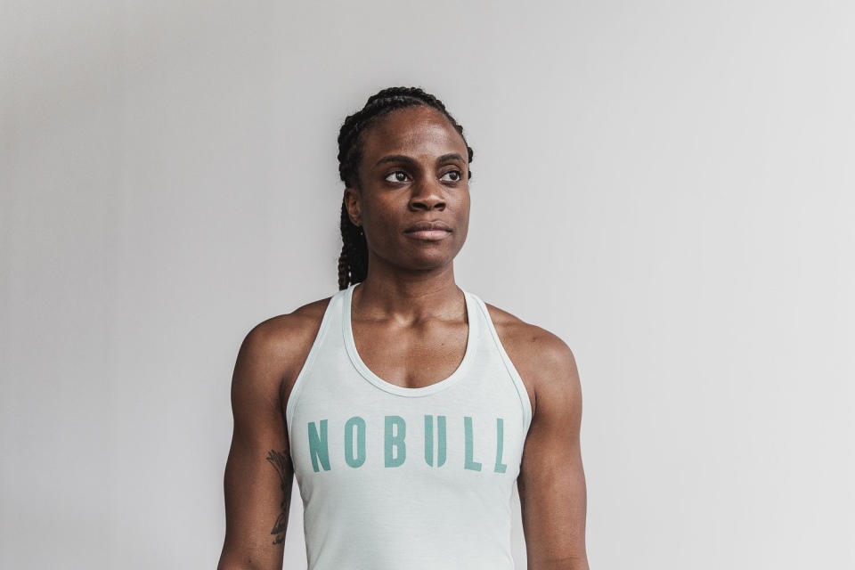 NOBULL Women's Racerback Tank (Seasonal Colors) Mist