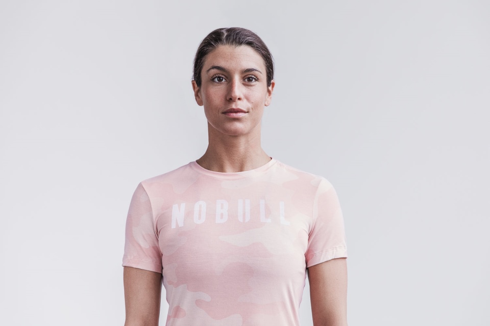 NOBULL Women's Tee (Camo) Dusty