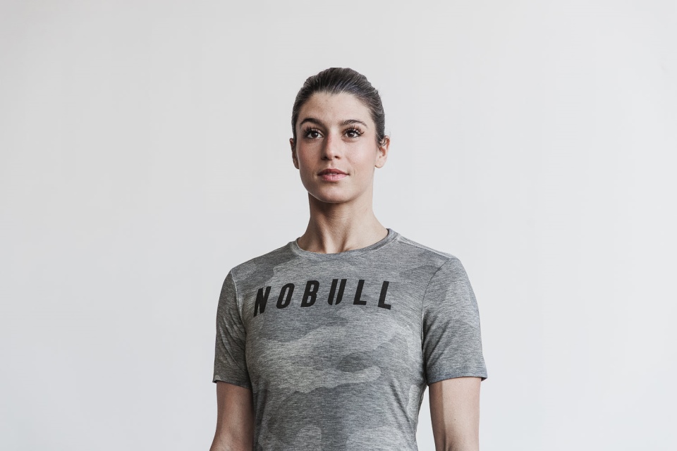 NOBULL Women's Tee (Camo) Grey