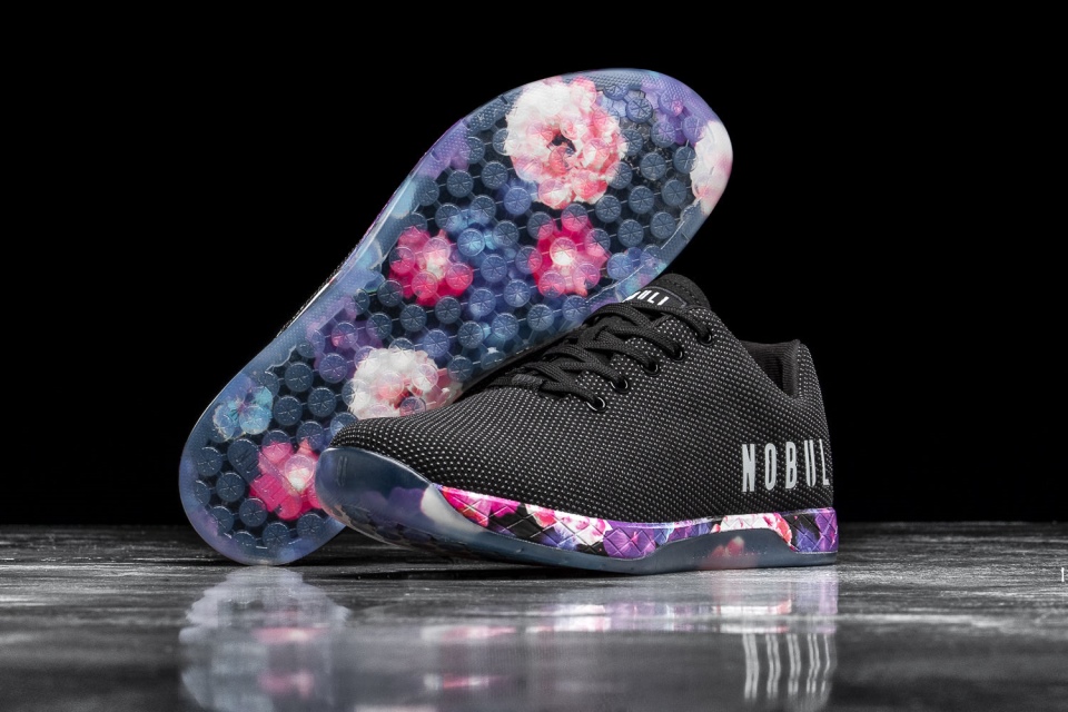 NOBULL Women's Trainer Black Space Floral