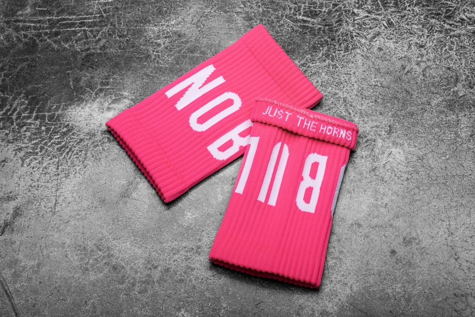 NOBULL Wrist Bands (Neon) Pink