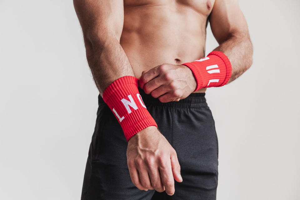 NOBULL Wrist Bands Red